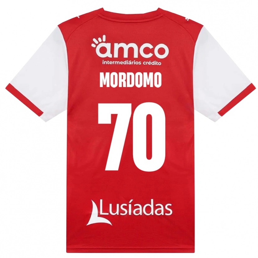 Danxen Børn Mordomo #70 Hvid Rød Sort Hjemmebane Spillertrøjer 2026/27 Trøje T-Shirt
