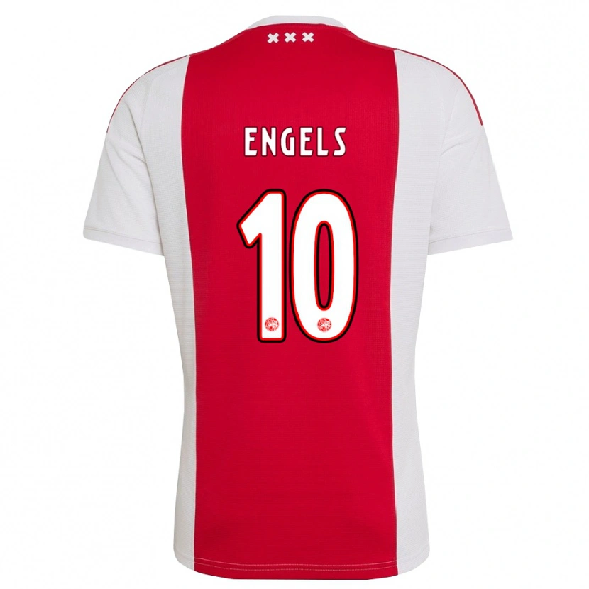 Danxen Børn Chip Engels #10 Rød Hvid Gul Hjemmebane Spillertrøjer 2026/27 Trøje T-Shirt