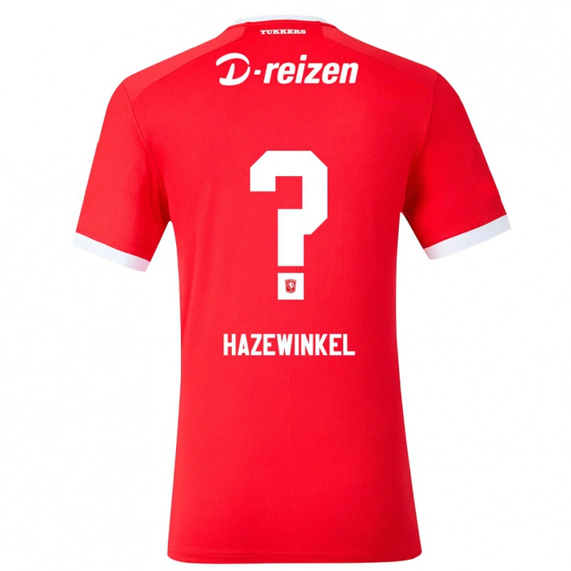 Danxen Børn Ruben Hazewinkel #0 Rød Hvid Hjemmebane Spillertrøjer 2026/27 Trøje T-Shirt