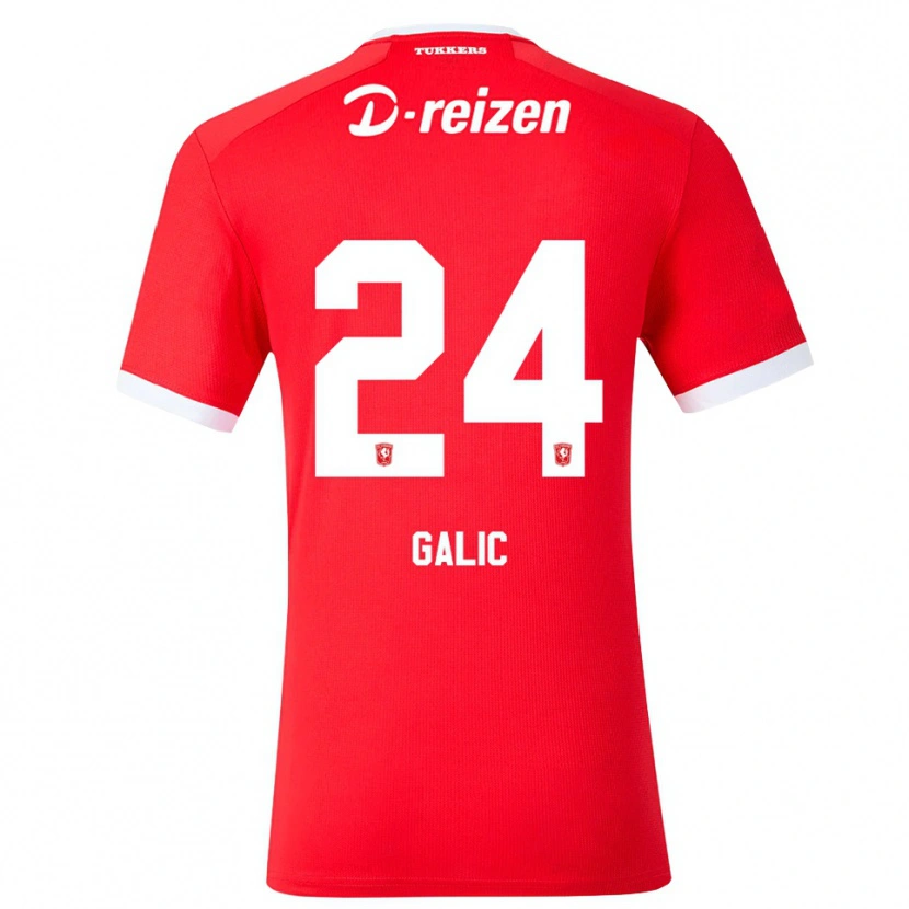 Danxen Børn Daniela Galic #24 Rød Hvid Hjemmebane Spillertrøjer 2026/27 Trøje T-Shirt