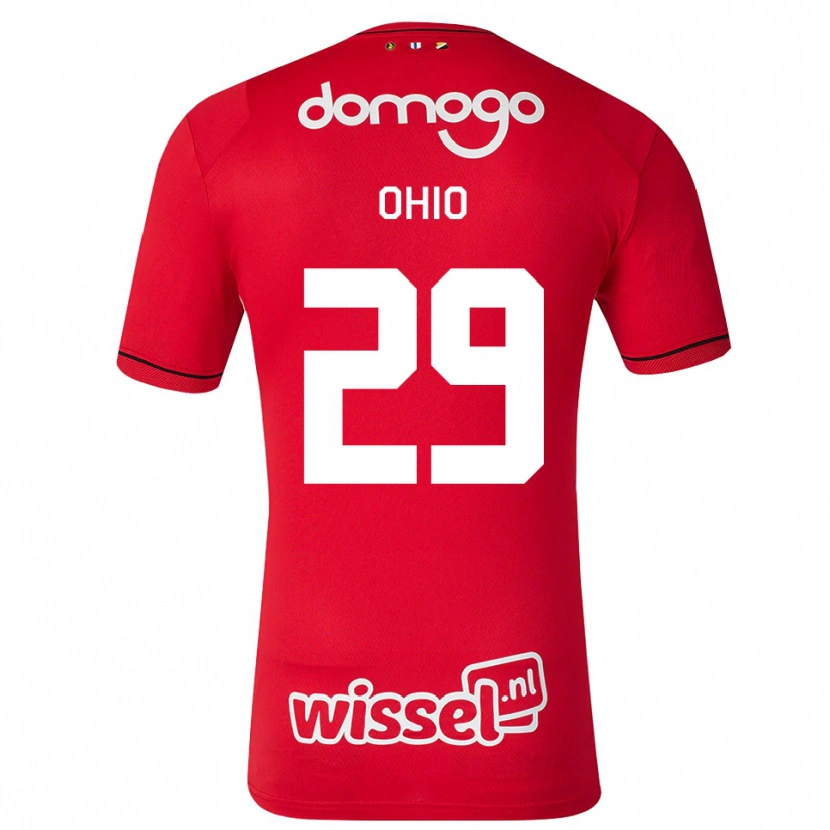 Danxen Børn Noah Ohio #29 Rød Hvid Sort Hjemmebane Spillertrøjer 2026/27 Trøje T-Shirt