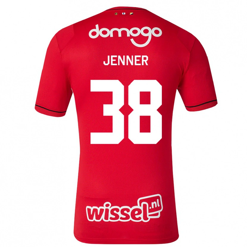 Danxen Børn Ivar Jenner #38 Rød Hvid Sort Hjemmebane Spillertrøjer 2026/27 Trøje T-Shirt