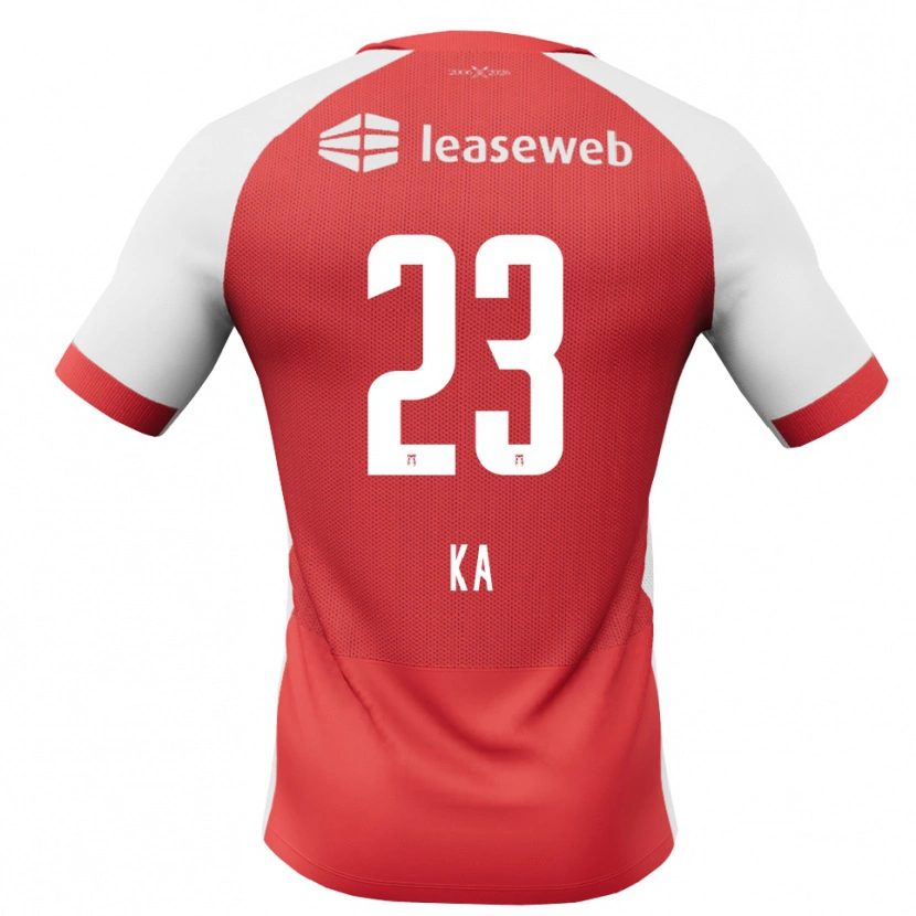 Danxen Børn Ismail Ka #23 Rød Hvid Sort Hjemmebane Spillertrøjer 2026/27 Trøje T-Shirt