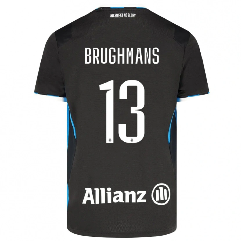 Danxen Børn Beau Brughmans #13 Sort Rød Blå Hjemmebane Spillertrøjer 2026/27 Trøje T-Shirt
