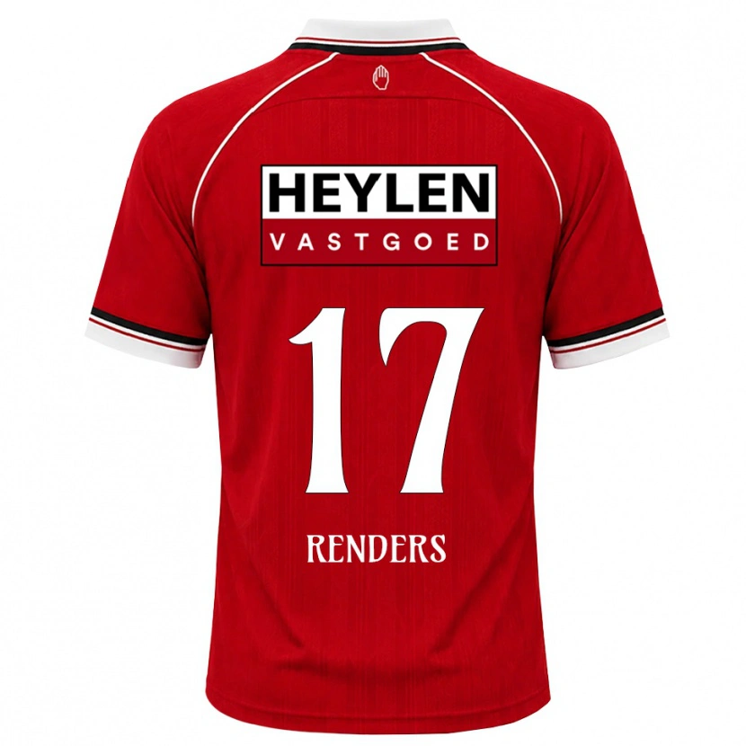Danxen Børn Semm Renders #17 Rød Hvid Sort Hjemmebane Spillertrøjer 2026/27 Trøje T-Shirt