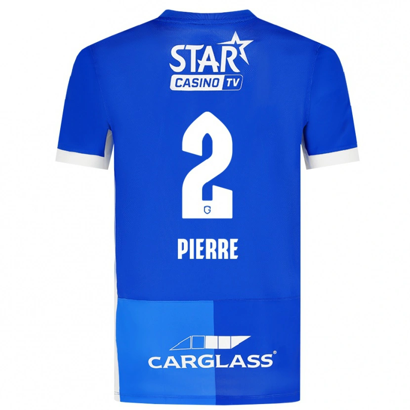 Danxen Børn Kayden Pierre #2 Mellemblå Kongeblå Hvid Hjemmebane Spillertrøjer 2026/27 Trøje T-Shirt