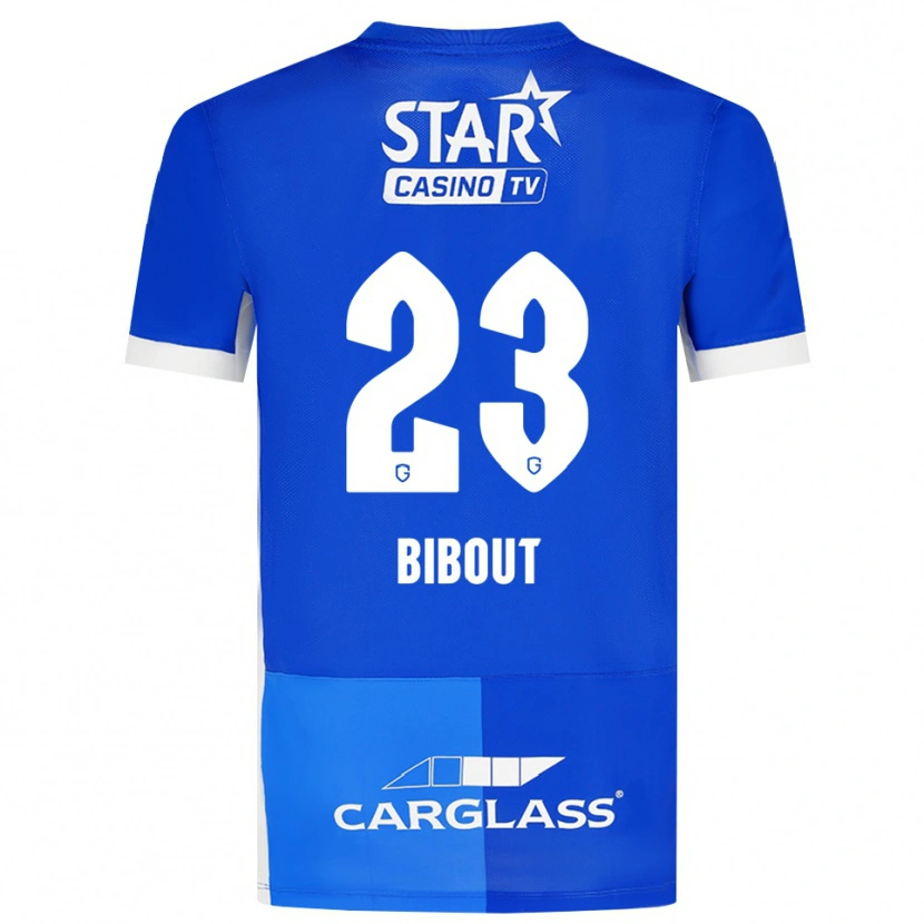 Danxen Børn Aaron Bibout #23 Mellemblå Kongeblå Hvid Hjemmebane Spillertrøjer 2026/27 Trøje T-Shirt