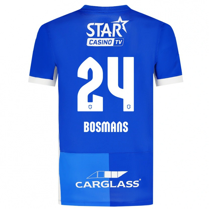Danxen Børn Pia Bosmans #24 Mellemblå Kongeblå Hvid Hjemmebane Spillertrøjer 2026/27 Trøje T-Shirt