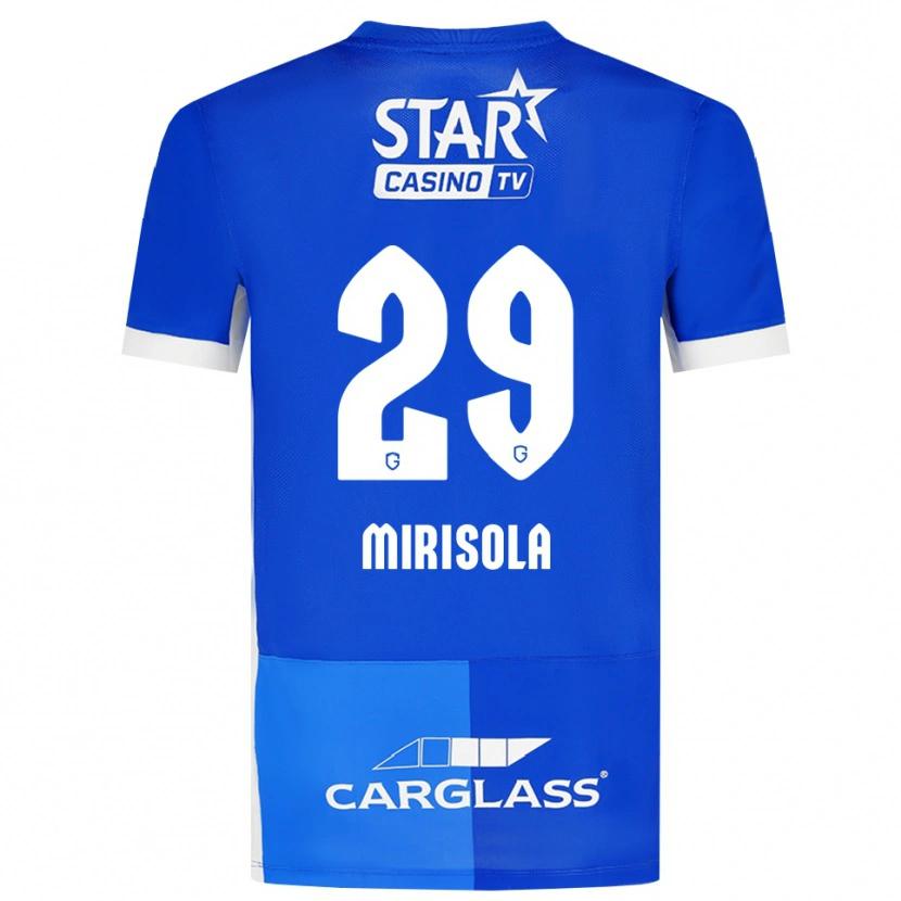 Danxen Børn Robin Mirisola #29 Mellemblå Kongeblå Hvid Hjemmebane Spillertrøjer 2026/27 Trøje T-Shirt