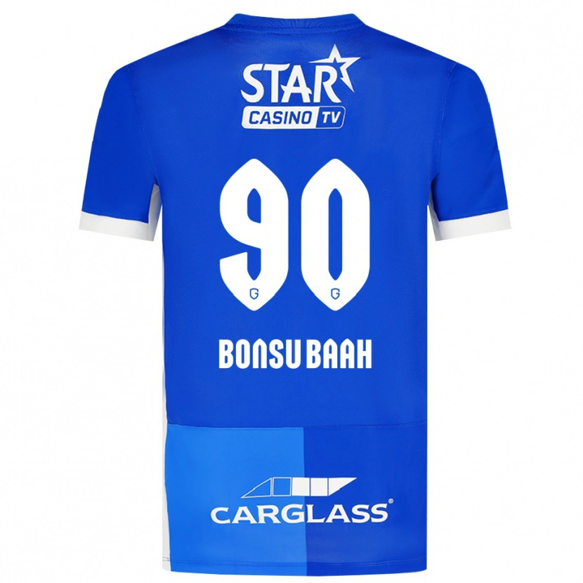 Danxen Børn Christopher Bonsu Baah #90 Mellemblå Kongeblå Hvid Hjemmebane Spillertrøjer 2026/27 Trøje T-Shirt
