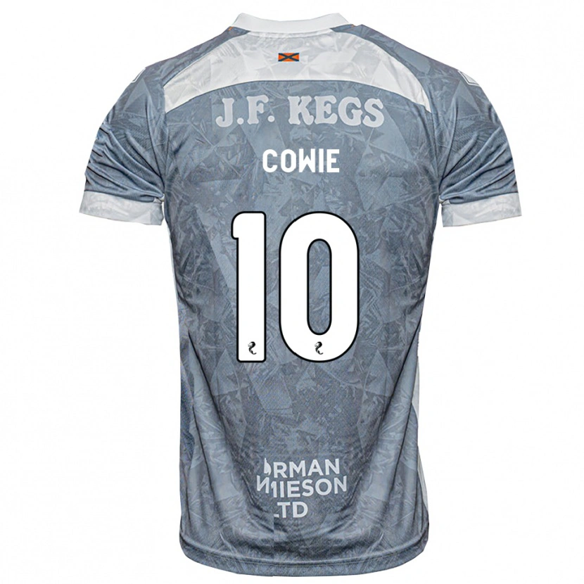 Danxen Børn Ellie Cowie #10 Lys Skifergrå Udebane Spillertrøjer 2026/27 Trøje T-Shirt