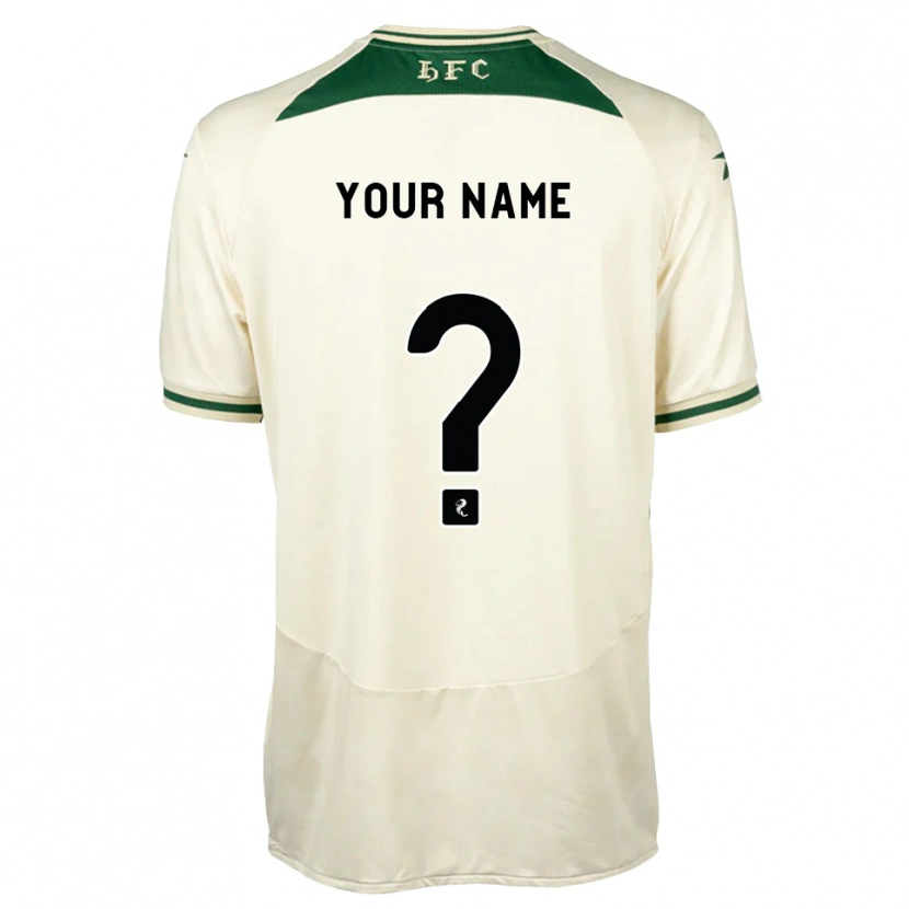 Danxen Børn Dit Navn #0 Hvid Skovgrøn Udebane Spillertrøjer 2026/27 Trøje T-Shirt