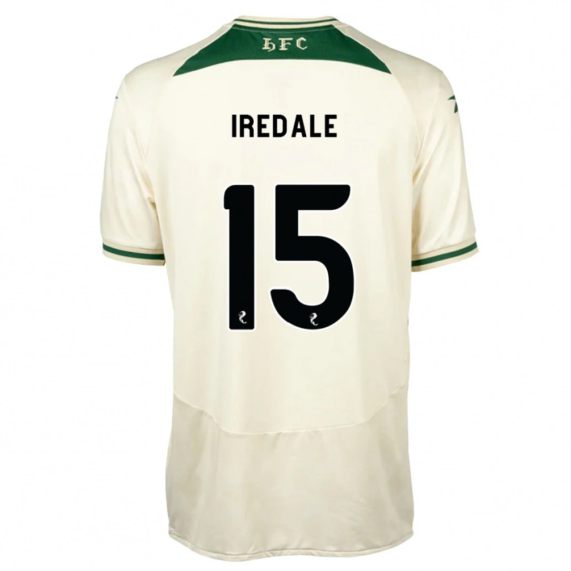 Danxen Børn Jack Iredale #15 Hvid Skovgrøn Udebane Spillertrøjer 2026/27 Trøje T-Shirt