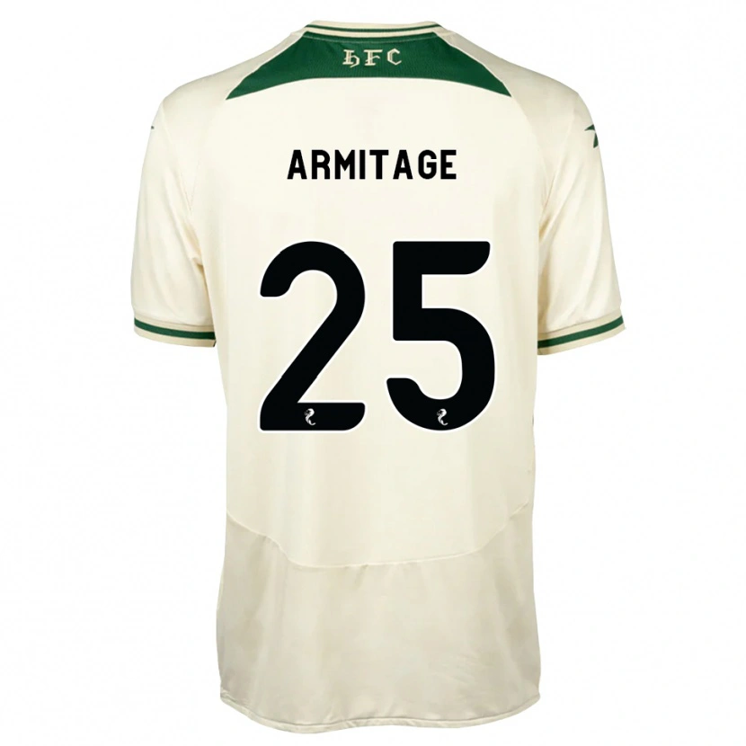 Danxen Børn Rowena Armitage #25 Hvid Skovgrøn Udebane Spillertrøjer 2026/27 Trøje T-Shirt