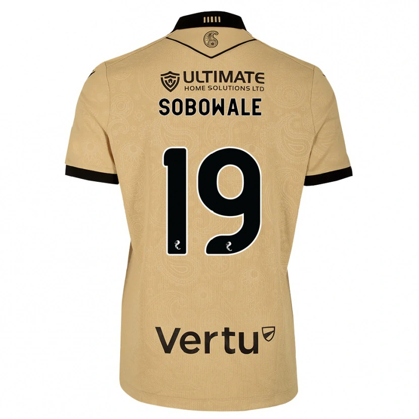 Danxen Børn Tunmise Sobowale #19 Burlywood Sort Udebane Spillertrøjer 2026/27 Trøje T-Shirt