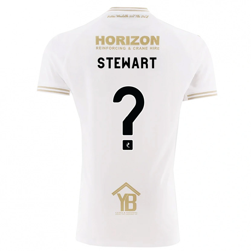 Danxen Børn Ella Stewart #0 Hvede Hvid Udebane Spillertrøjer 2026/27 Trøje T-Shirt