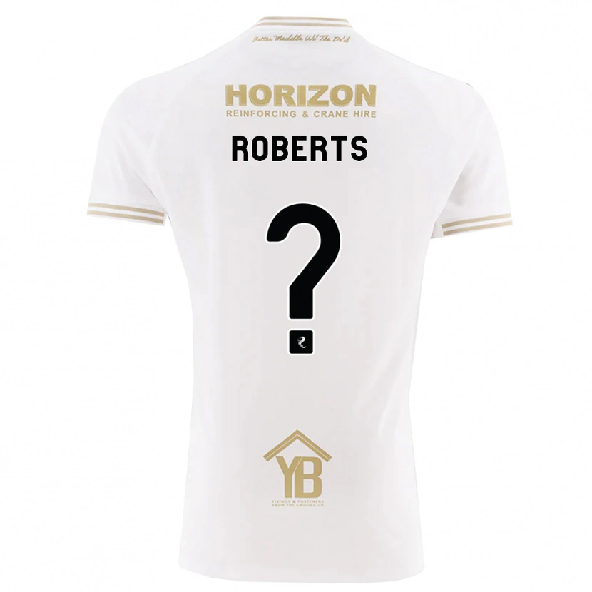 Danxen Børn Ellie Roberts #0 Hvede Hvid Udebane Spillertrøjer 2026/27 Trøje T-Shirt