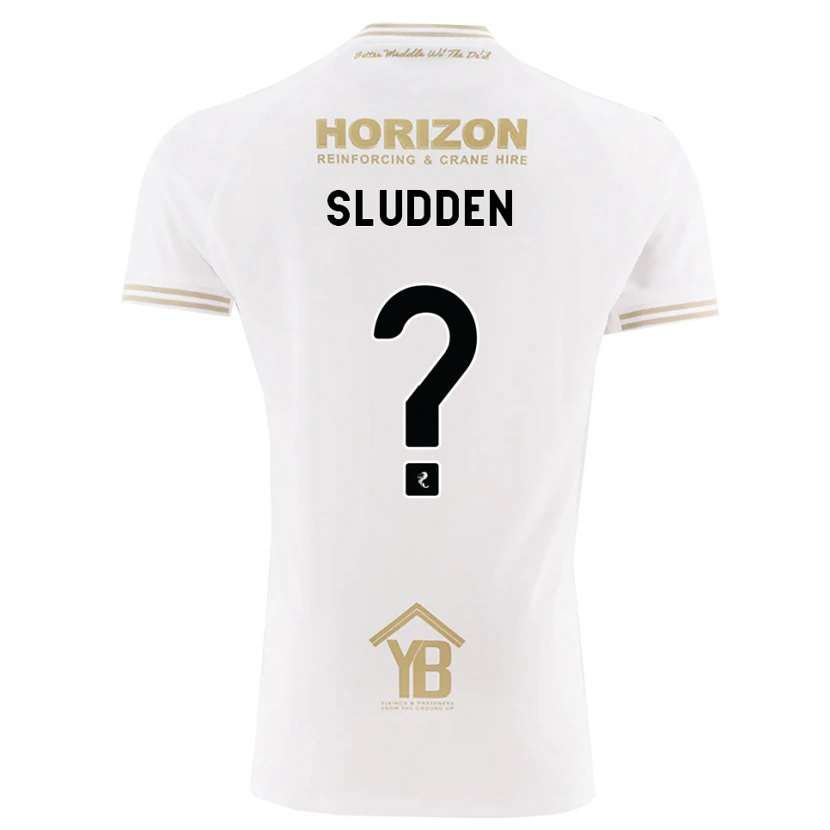 Danxen Børn Erin Sludden #0 Hvede Hvid Udebane Spillertrøjer 2026/27 Trøje T-Shirt