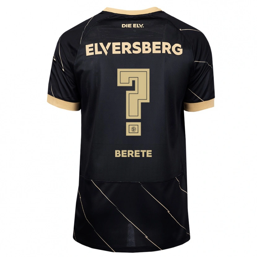 Danxen Børn Bilal Berete #0 Sort Brun Udebane Spillertrøjer 2026/27 Trøje T-Shirt
