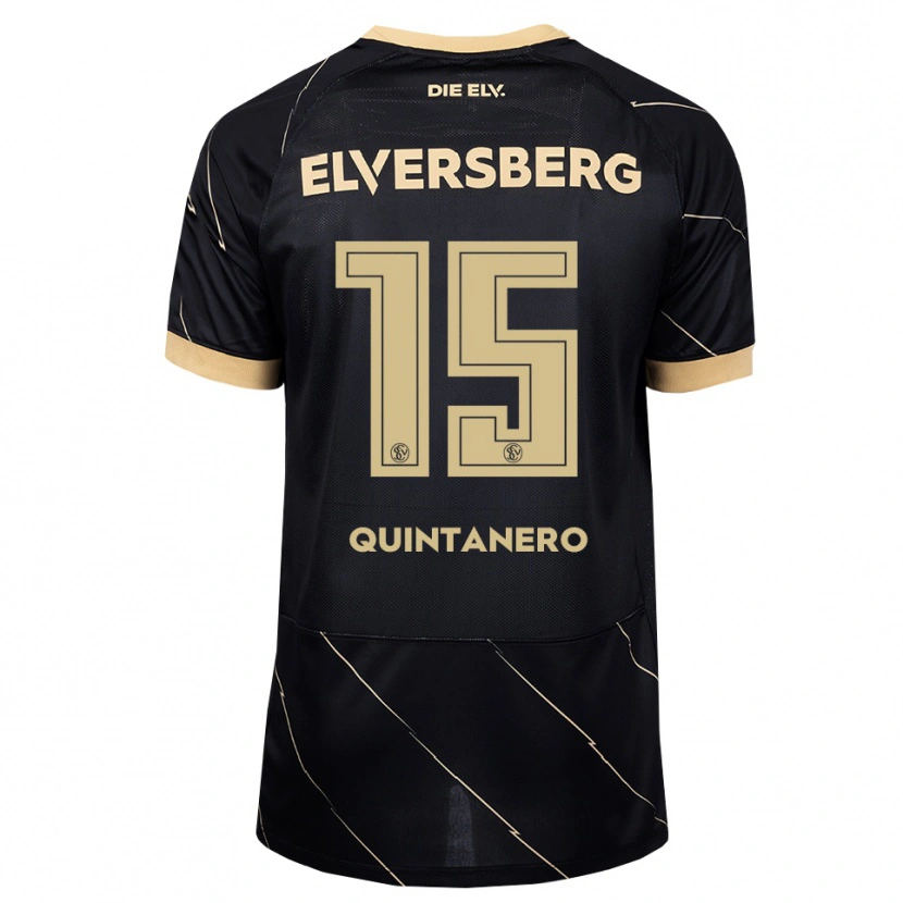 Danxen Børn Paula Cochlovius Quintanero #15 Sort Brun Udebane Spillertrøjer 2026/27 Trøje T-Shirt