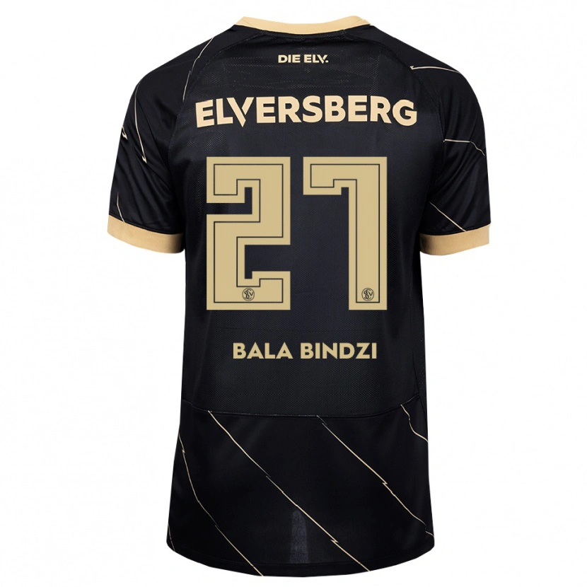 Danxen Børn Corneille Bala Bindzi #27 Sort Brun Udebane Spillertrøjer 2026/27 Trøje T-Shirt