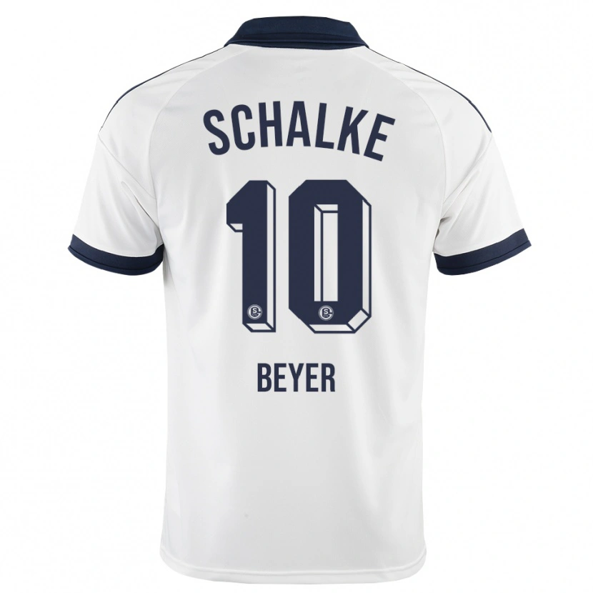 Danxen Børn Pia Beyer #10 Sort Hvid Udebane Spillertrøjer 2026/27 Trøje T-Shirt