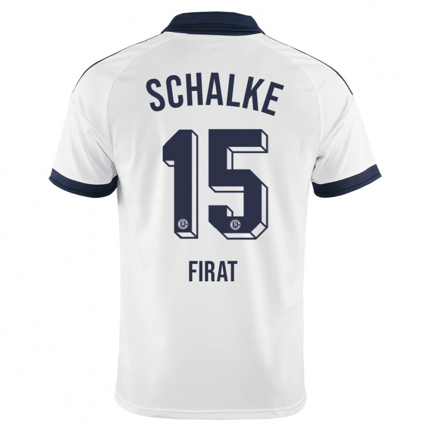 Danxen Børn Kaan Fırat #15 Sort Hvid Udebane Spillertrøjer 2026/27 Trøje T-Shirt