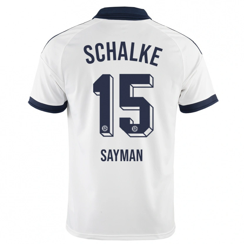 Danxen Børn Kayhan Sayman #15 Sort Hvid Udebane Spillertrøjer 2026/27 Trøje T-Shirt
