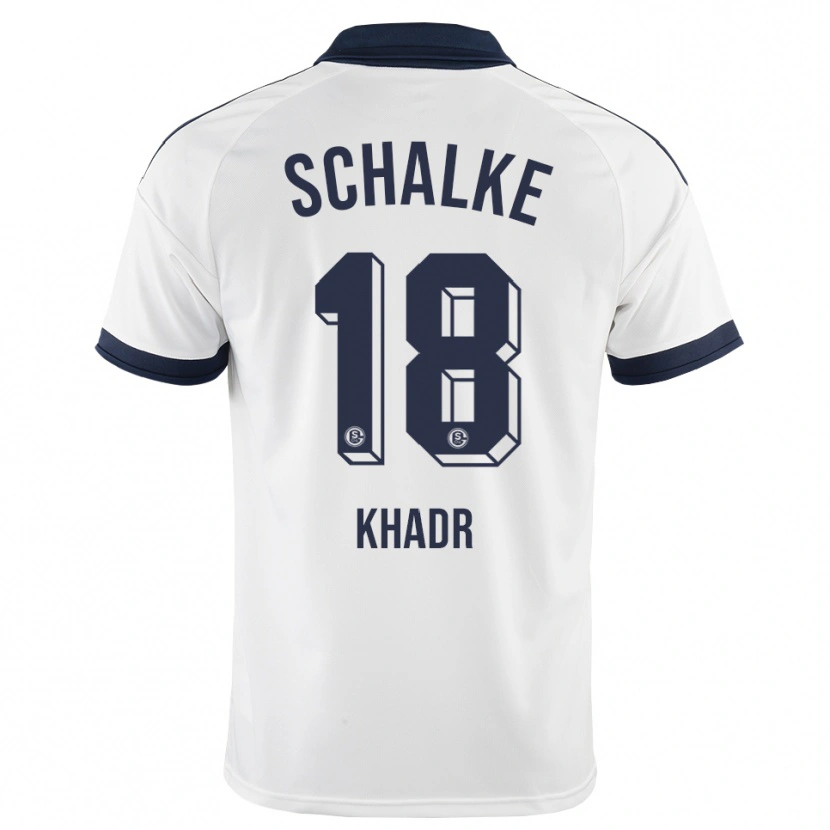 Danxen Børn Mika Khadr #18 Sort Hvid Udebane Spillertrøjer 2026/27 Trøje T-Shirt
