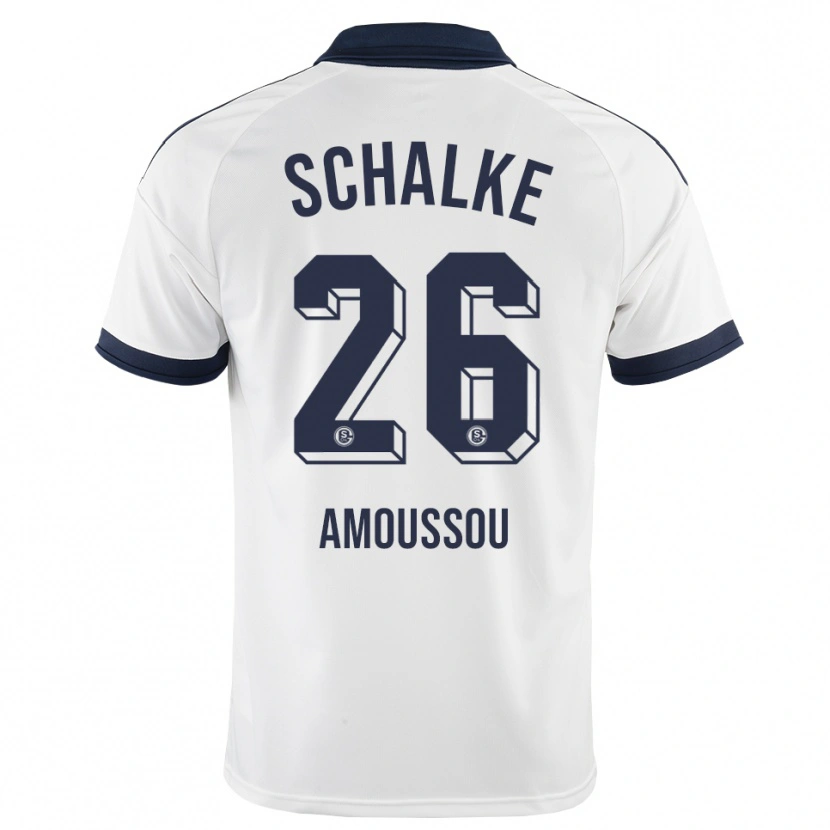 Danxen Børn Zaid Tchibara #26 Sort Hvid Udebane Spillertrøjer 2026/27 Trøje T-Shirt