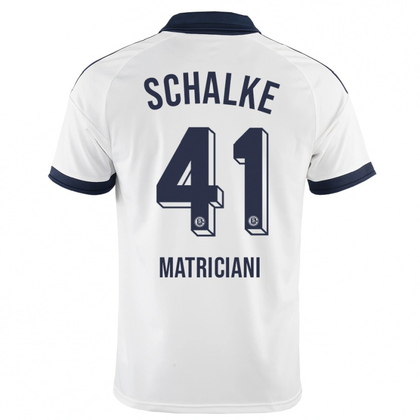 Danxen Børn Henning Matriciani #41 Sort Hvid Udebane Spillertrøjer 2026/27 Trøje T-Shirt