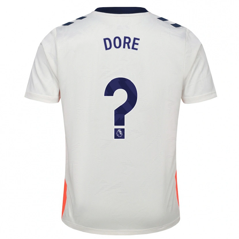 Danxen Børn Rio Dore #0 Hvid Orange Kongeblå Udebane Spillertrøjer 2026/27 Trøje T-Shirt