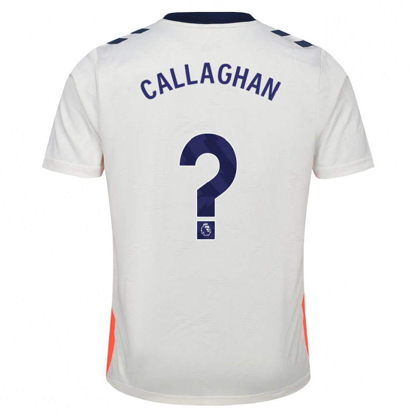 Danxen Børn Charlie Callaghan #0 Hvid Orange Kongeblå Udebane Spillertrøjer 2026/27 Trøje T-Shirt