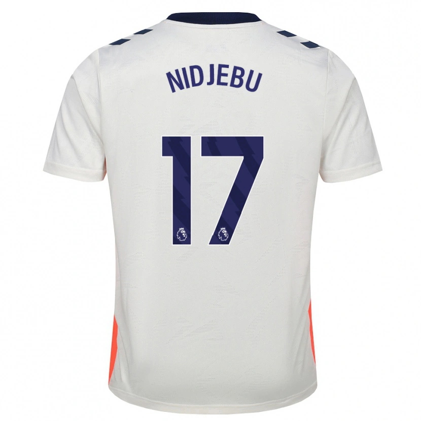 Danxen Børn Success Nidjebu #17 Hvid Orange Kongeblå Udebane Spillertrøjer 2026/27 Trøje T-Shirt