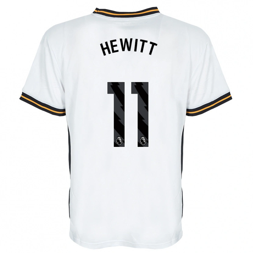 Danxen Børn Stan Hewitt #11 Hvid Orange Sort Udebane Spillertrøjer 2026/27 Trøje T-Shirt