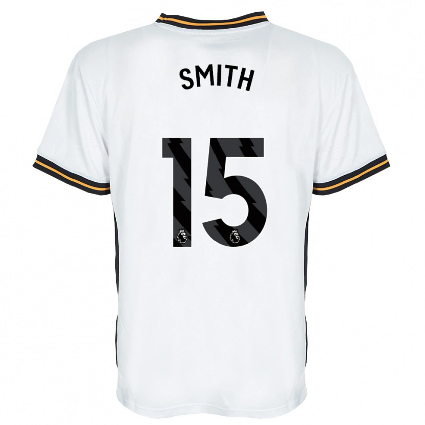 Danxen Børn Suey Smith #15 Hvid Orange Sort Udebane Spillertrøjer 2026/27 Trøje T-Shirt