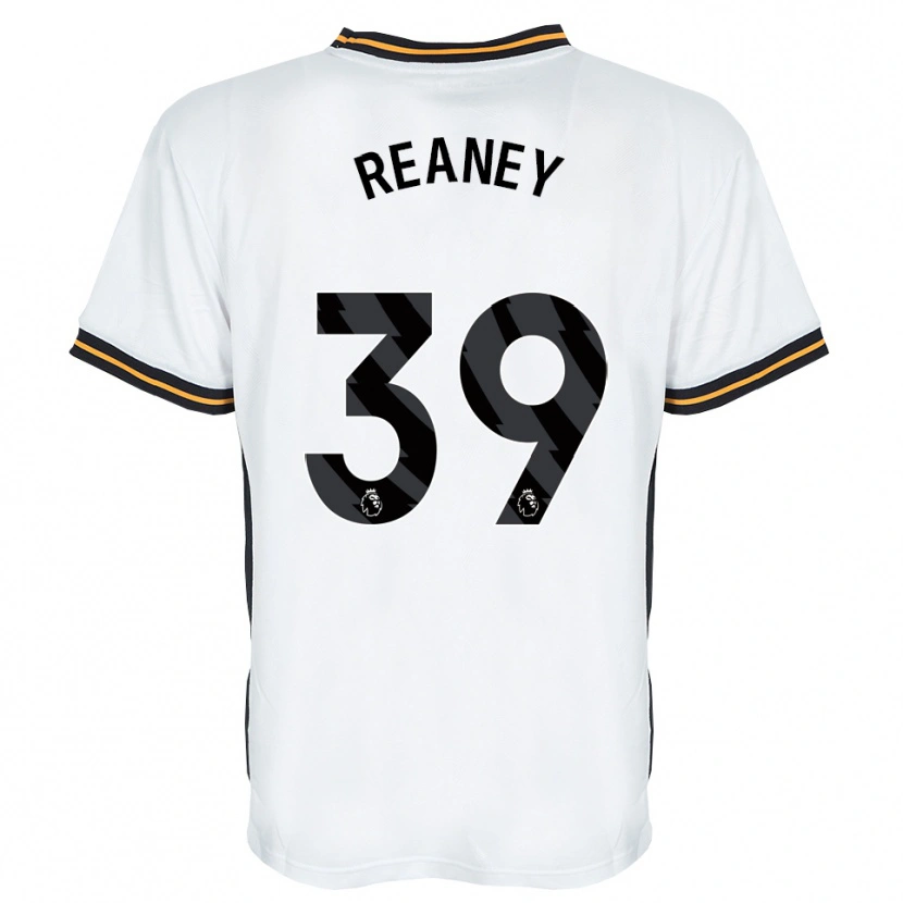 Danxen Børn Mollie Reaney #39 Hvid Orange Sort Udebane Spillertrøjer 2026/27 Trøje T-Shirt
