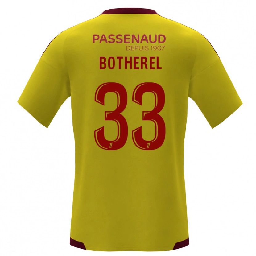 Danxen Børn Lucas Botherel #33 Gul Rød Grøn Udebane Spillertrøjer 2026/27 Trøje T-Shirt