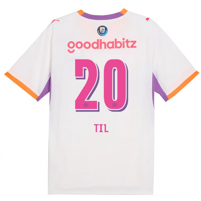 Danxen Børn Guus Til #20 Hvid Lilla Orange Udebane Spillertrøjer 2026/27 Trøje T-Shirt