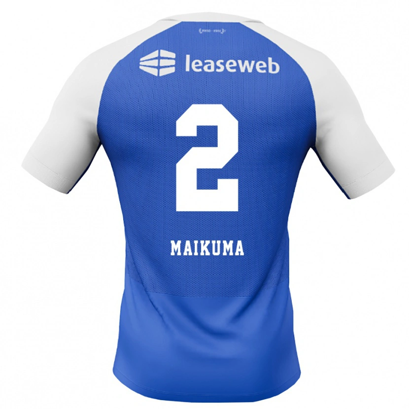 Danxen Børn Seiya Maikuma #2 Jægerblå Rød Hvid Udebane Spillertrøjer 2026/27 Trøje T-Shirt