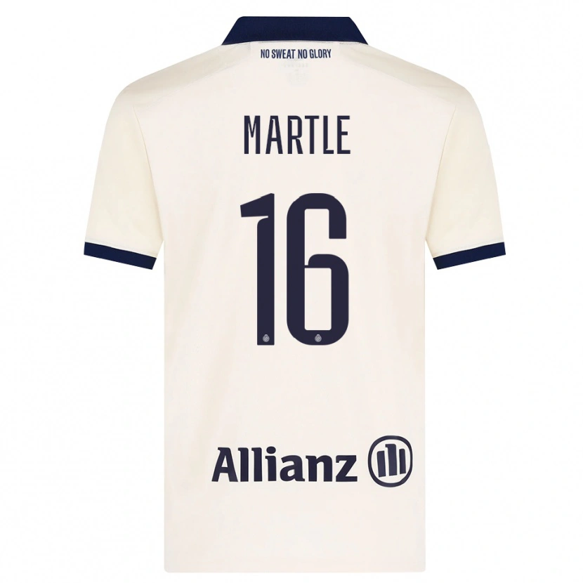 Danxen Børn Margaux Martlé #16 Beige Sort Udebane Spillertrøjer 2026/27 Trøje T-Shirt