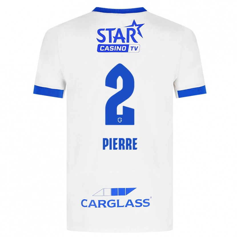 Danxen Børn Kayden Pierre #2 Hvid Blå Udebane Spillertrøjer 2026/27 Trøje T-Shirt