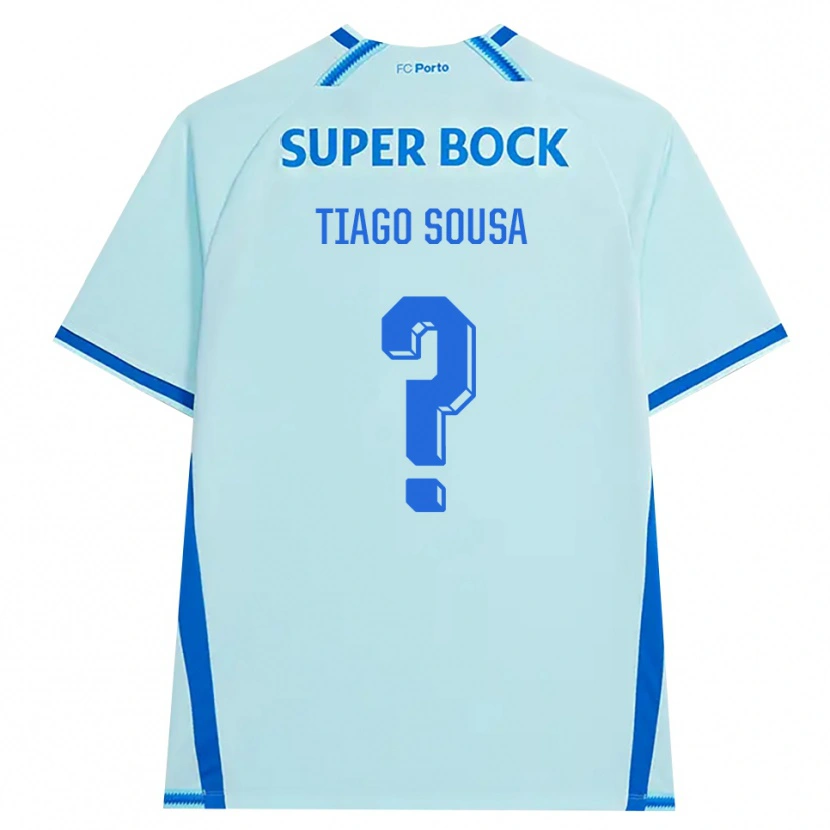 Danxen Børn Tiago Sousa #0 Lyshimmelblå Blå Tredje Sæt Spillertrøjer 2026/27 Trøje T-Shirt