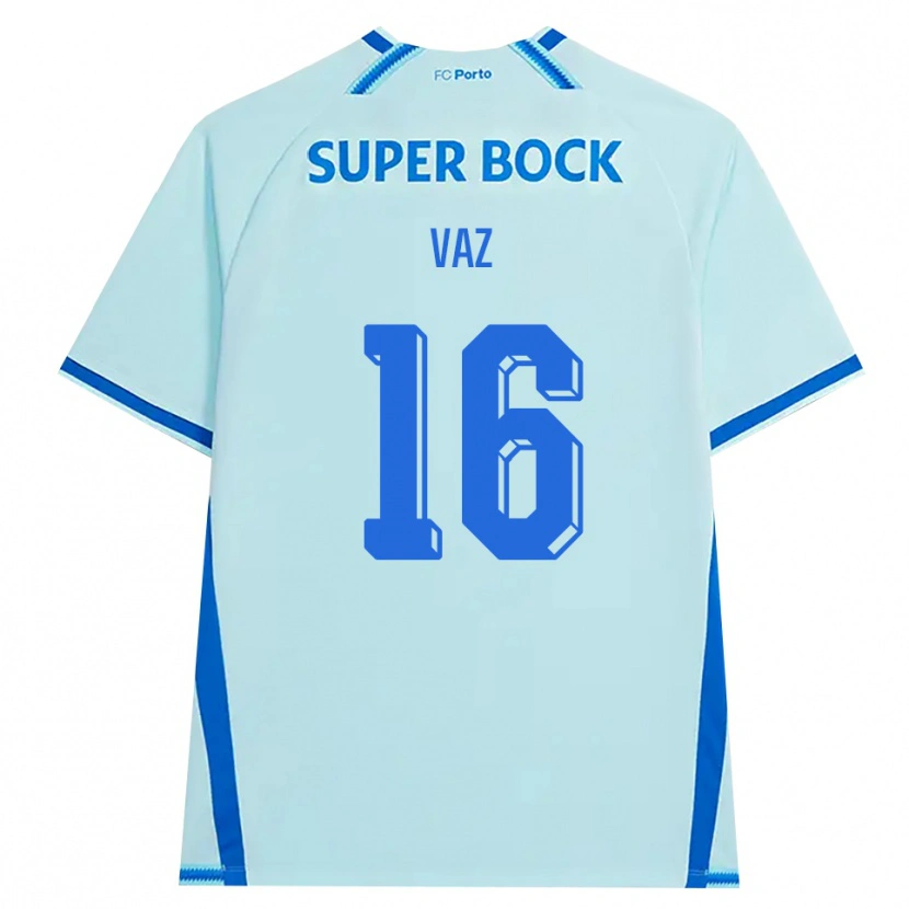 Danxen Børn Matilde Vaz #16 Lyshimmelblå Blå Tredje Sæt Spillertrøjer 2026/27 Trøje T-Shirt