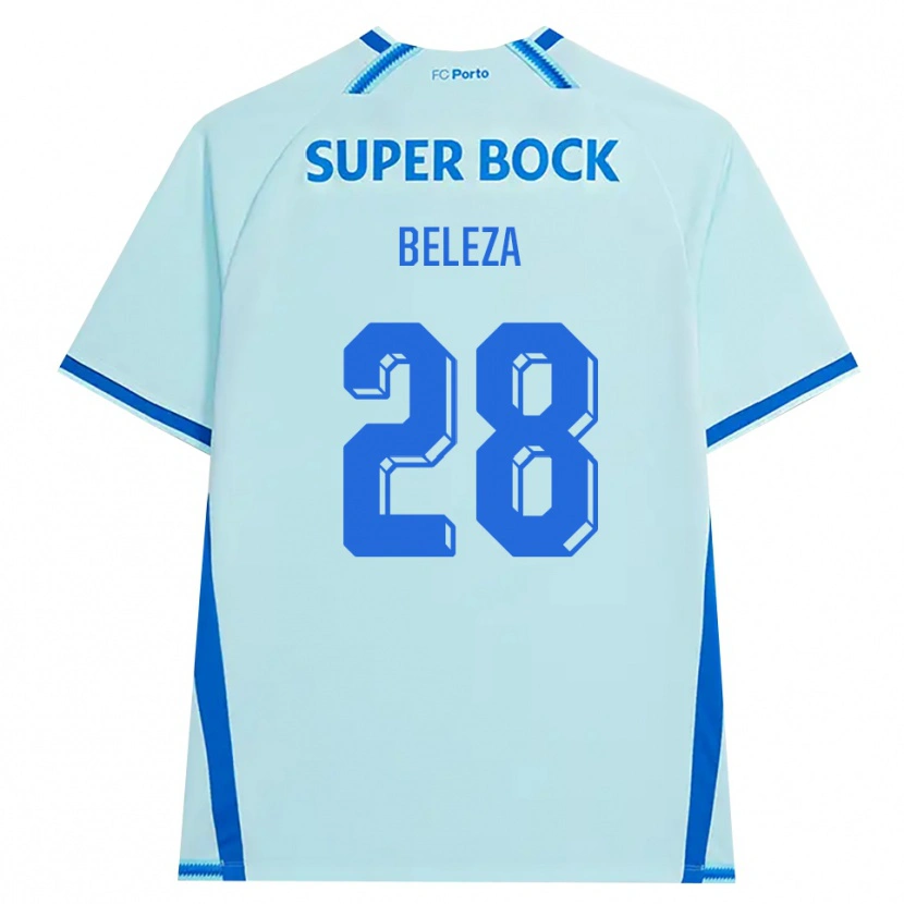 Danxen Børn Tatiana Beleza #28 Lyshimmelblå Blå Tredje Sæt Spillertrøjer 2026/27 Trøje T-Shirt