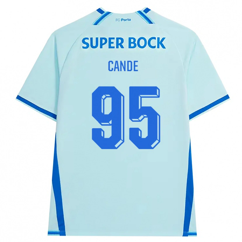 Danxen Børn Anhá Cande #95 Lyshimmelblå Blå Tredje Sæt Spillertrøjer 2026/27 Trøje T-Shirt