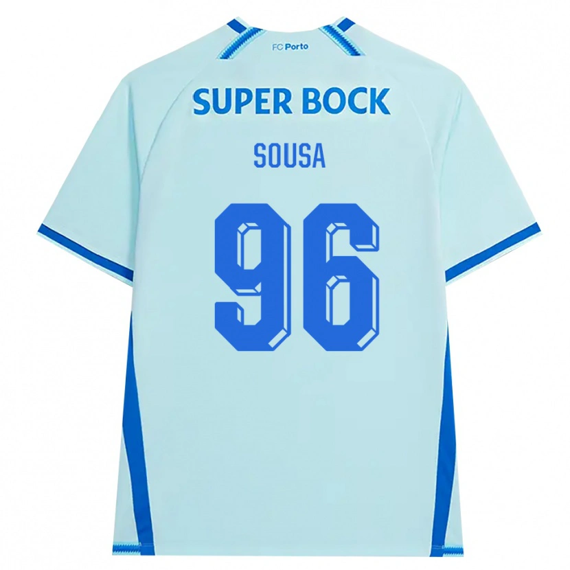 Danxen Børn Filipe Sousa #96 Lyshimmelblå Blå Tredje Sæt Spillertrøjer 2026/27 Trøje T-Shirt