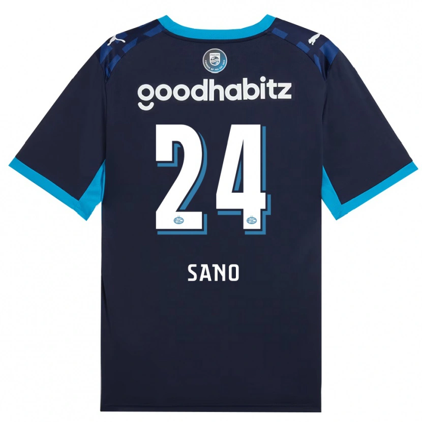 Danxen Børn Kodai Sano #24 Jægerblå Kongeblå Tredje Sæt Spillertrøjer 2026/27 Trøje T-Shirt