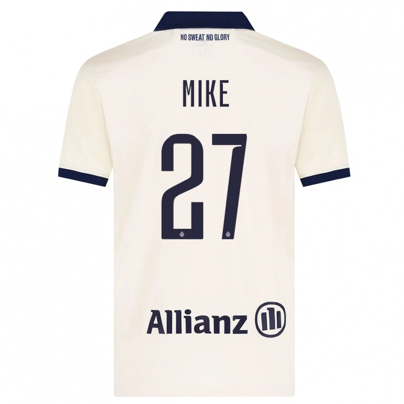 Danxen Børn Wisdom Mike #27 Beige Sort Udebane Spillertrøjer 2026/27 Trøje T-Shirt
