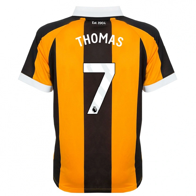 Danxen Børn Sorba Thomas #7 Orange Sort Hvid Hjemmebane Spillertrøjer 2026/27 Trøje T-Shirt